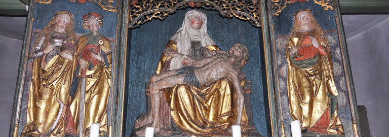 Der Flügelaltar der Abtswinder Kirche